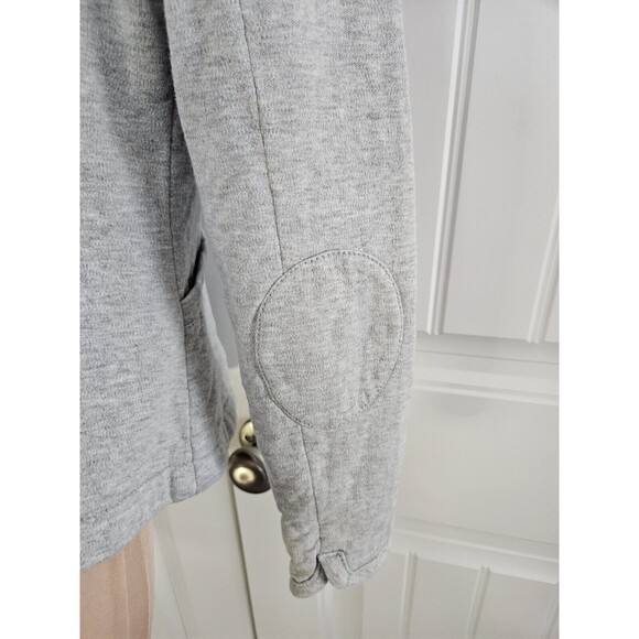 Anthropologie Cartonnier Short Jersey Jacket Blazer Grey Size 4 - Picture 7 of 10